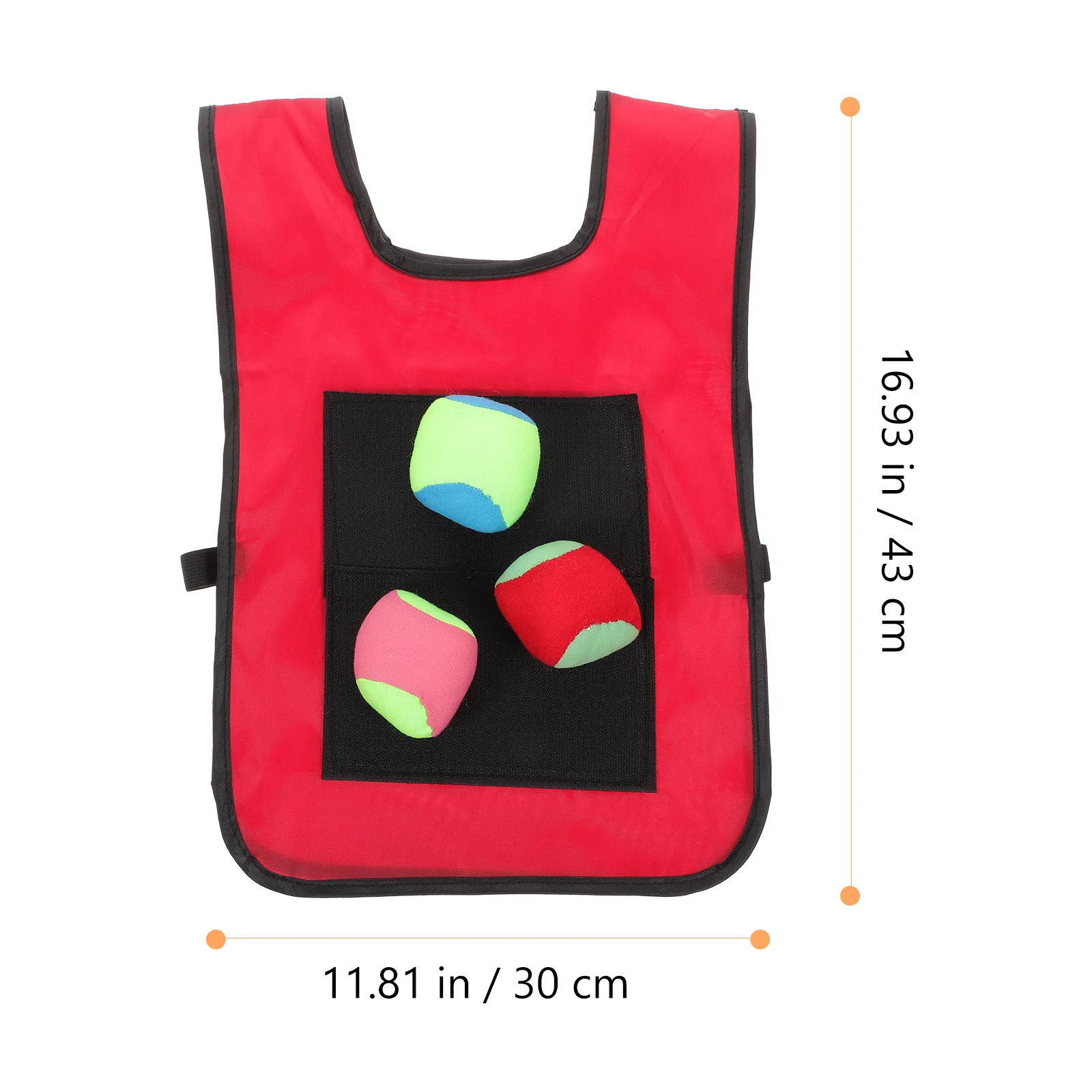 12pcs Children Sticky Ball Vest Sticky Jersey Vest Game Props Sticky Ball Vest for Kids sticky vest for ball 3