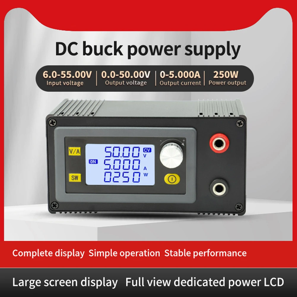 CNC 조정 가능한 조정 전원 공급 장치 모듈, 조정 가능한 전압 조정기, DC 6V-55V 에서 0-50V 5A/8A 250W/400W
