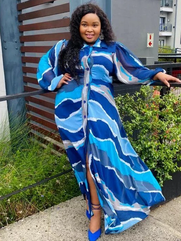 

African Dresses For Women Elegant Polyester 2023 New Muslim Fashion Abayas Dashiki Robe Kaftan Long Maxi Dress Turkish Africa