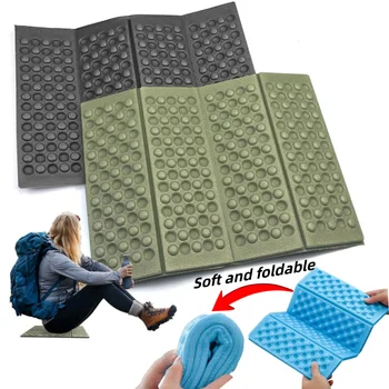 1PC Lightweight Waterproof Foldable Mini Kneeling And Seat Cushion XPE Foam Folding Mat Sitting Pad For Outdoor Activities