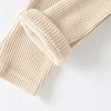 Casual Baby Trousers Bottoming Pant Ribbed Elastic Striped Pants Solid Color Infant Clothing for Kids Toddler Boys Girl Clothes 3