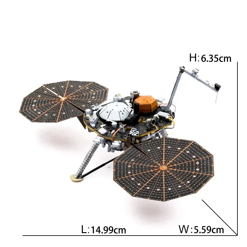 Space Exploration 3D Metal Puzzle Kit - Creative Jigsaw Toy