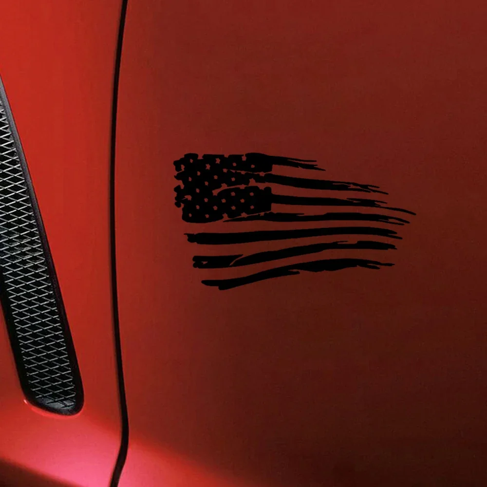 USA Bandiera americana Adesivi per auto Styling Paraurti Finestra Specchietto retrovisore Auto Racing Tuning Adesivo Decalcomania in vinile Accessori auto - Image 5