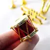 Drum Microphone 1/12 Scale Music Bar Miniature Violin Guitar Piano Model Doll Musical Instruments Saxophone Trumpet 5