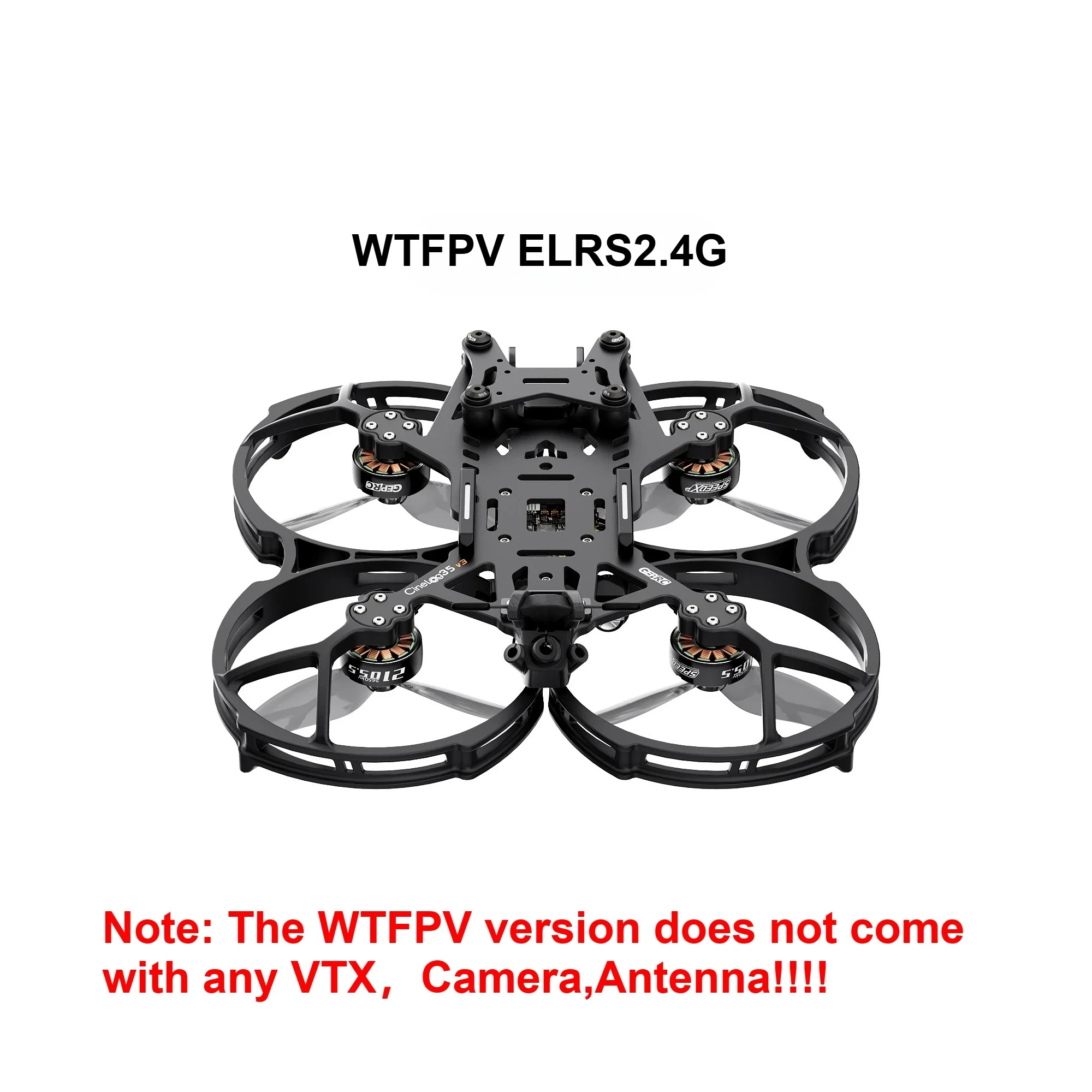 GEPRC CineLog35 V3 WTFPV - 3.5인치 시네웁 FPV 드론 쿼드콥터 파워 키트 GEP-F722-45A AIO V2 2105.5 2650KV