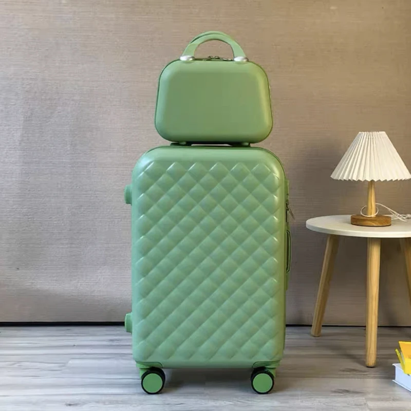 Hot!New lovely suitcase with handbag 20/22/24/26/28 inches girls trolley Travel luggage bag women fashion rolling suitcases