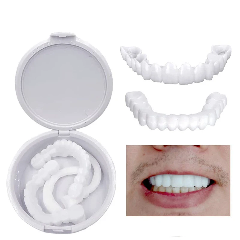 Faccette Dentali Sbiancanti, Protesi, Apparecchi Ortodontici, Coperture Temporanee per Denti, Sorriso Perfetto, Vestibilità Confortevole, Kit per Protesi Dentarie