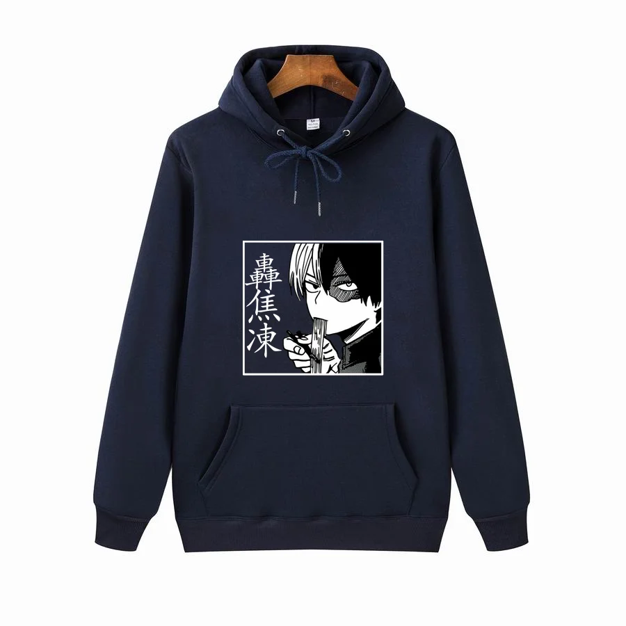 

Anime My Hero Academia Hoodie Shoto Todoroki Pullover Sweatshirts Boku No Hero Academia Sweatshirt Hoodies Tops