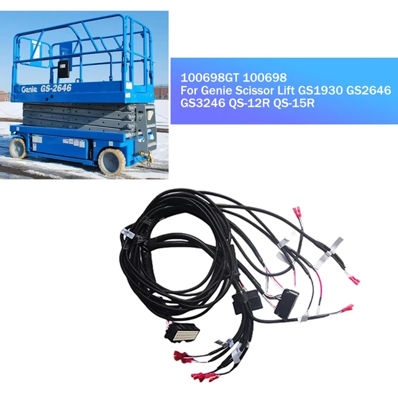 

Chassis Harness Assembly ECU GR ANSI CSA 100698GT 100698 For Genie Scissor Lift GS1930 GS2646 GS3246 QS-12R QS-15R