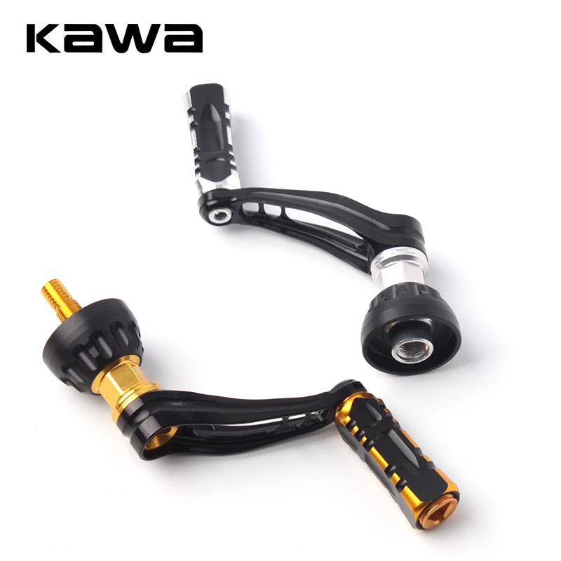 Kawa 1pc Fishing Handle Micro Reel Accessory Aluminum Alloy Materail Knob Suit D And S Spinning Reel Rocker Accessory Handle DIY
