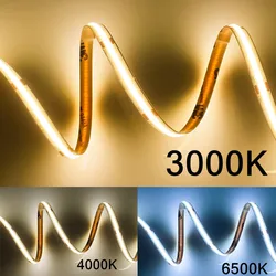 Ultra - Thin Dimmable COB LED Strip Light - High - Density Linear Lighting (4000K Natural White)