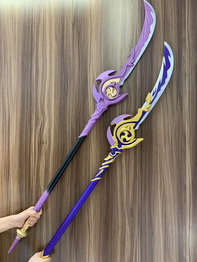 1:1 Engulfing Lightning Sword Genshin Impact Sword Raiden Shogun Weapon Cosplay Props Safety PU Model Gift Oversized 180cm cosplay sword cosplay prop