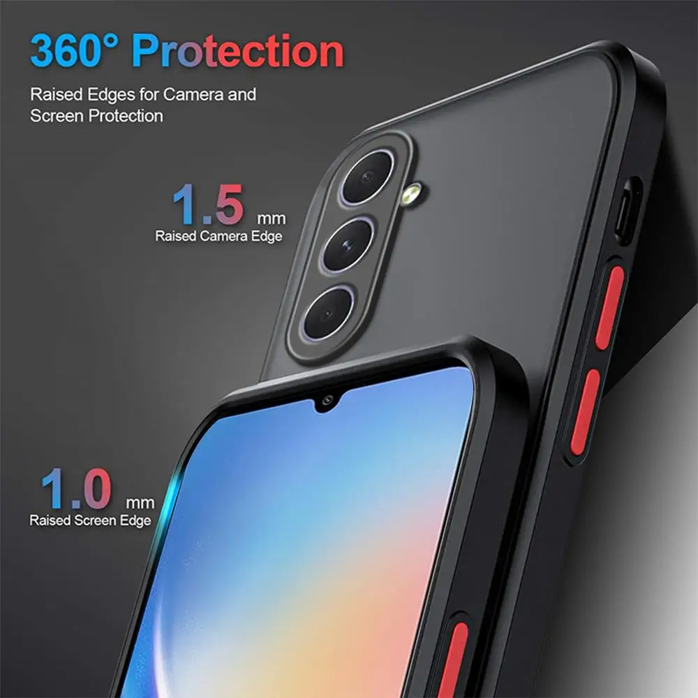 Matte Armor Bumper Phone Case - Enhanced Protection with Sleek Design
