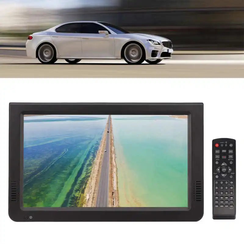 Leadstar 10 Inch Portable Digital TV HD 1080P 1800mah Mini Digital Television with Car Charger US Plug
