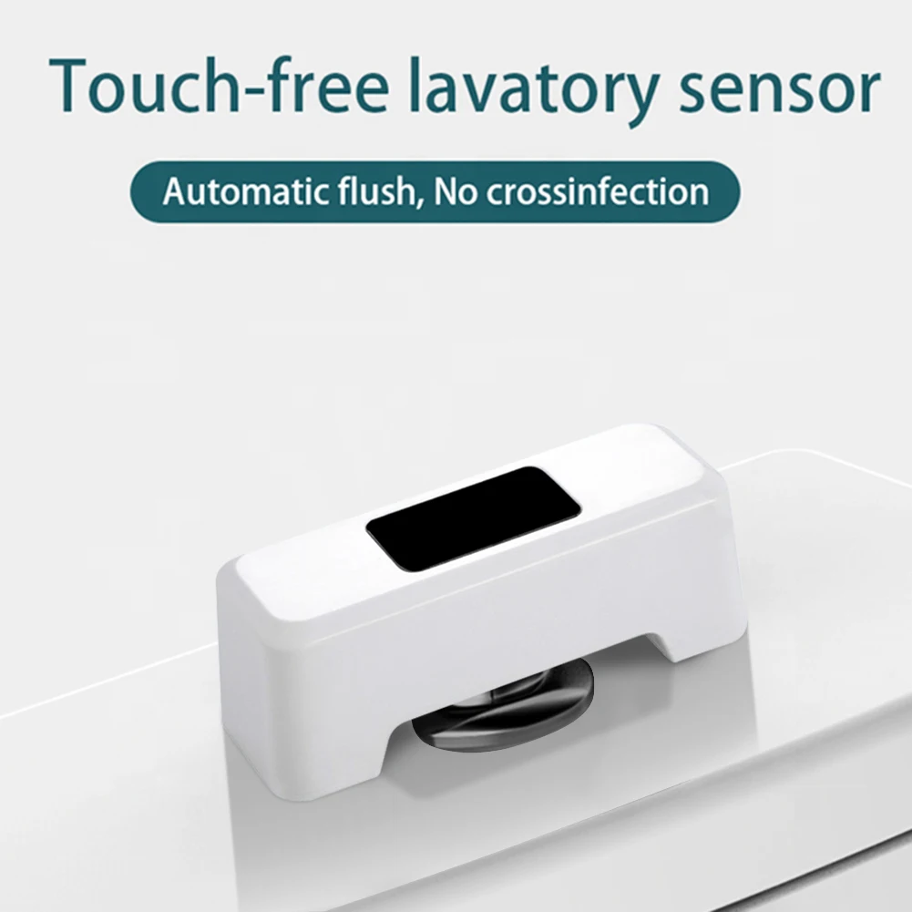IR Sensing Toilet Flush Sensor Touchless Aid Motion Automatic Button On-Touch Switch | Обустройство дома