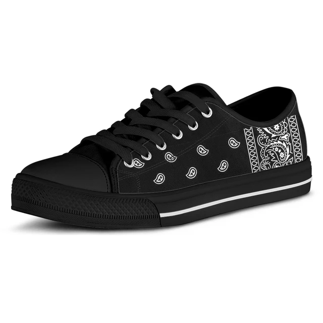 Black Bandana Shoes