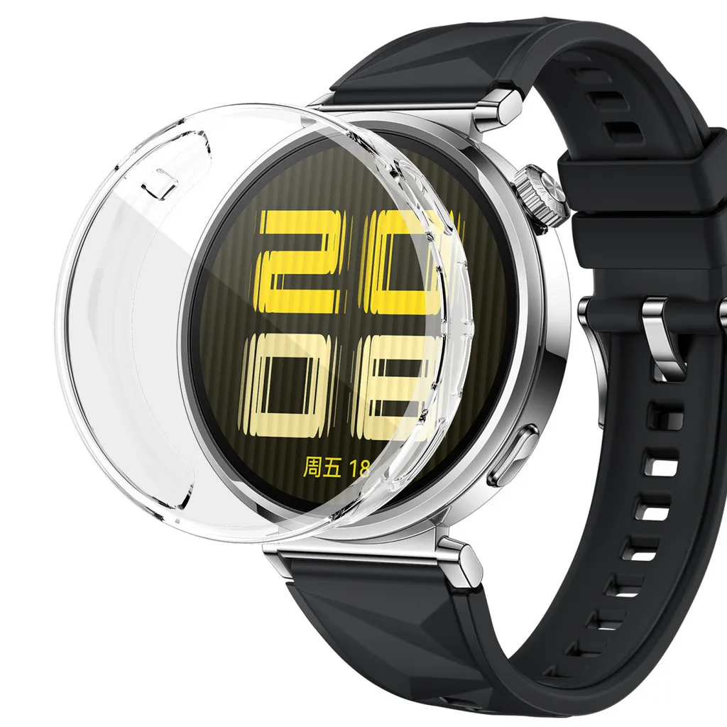 Watch Accessories Watch Protective Case TPU Protective Case For Huawei Watch GT5 46mm 41mm Anti-Scratch Case Screen Protector Soft TPU All-Around Bumper Cover