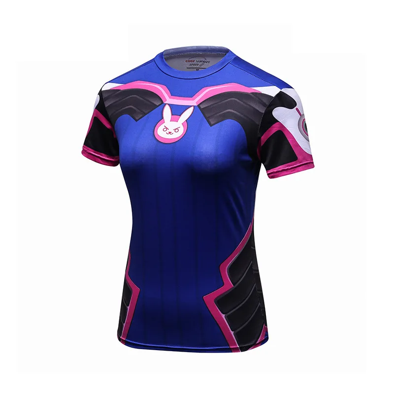 Rashguard T shirt Women MMA Compression Shirts Short Sleeve 3D Printing Sports Boxing Bjj Kickboxing Jerseys