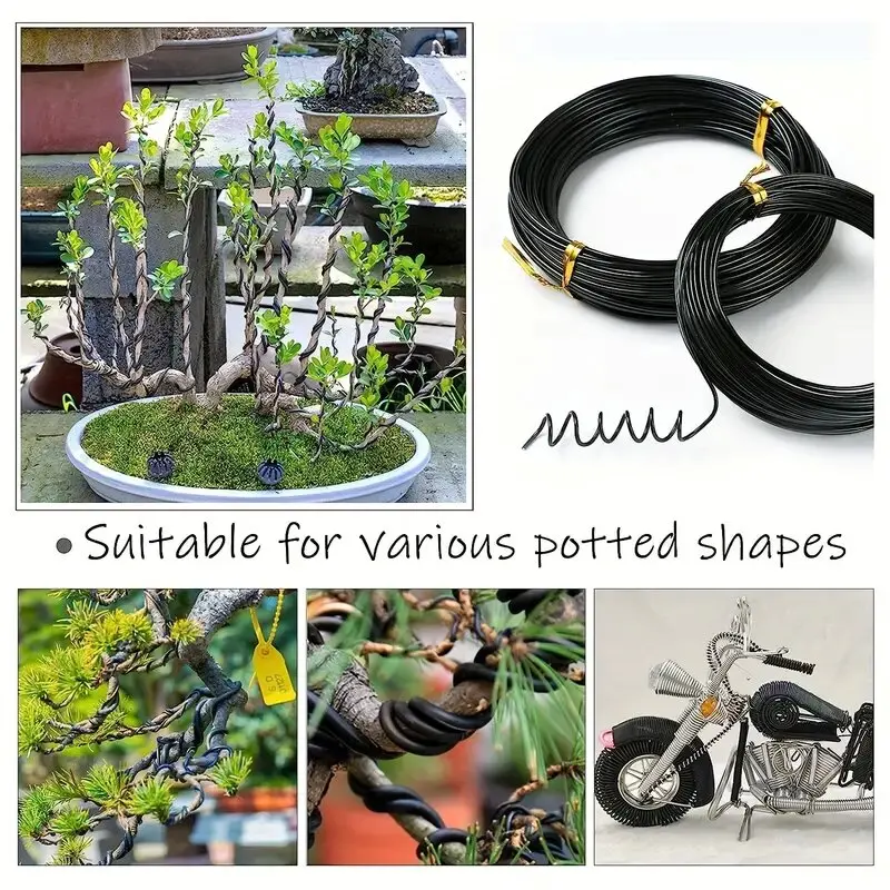 Bonsai Wire Anodized Aluminum 1pc 196.85inch 4 Sizes bonsai wires