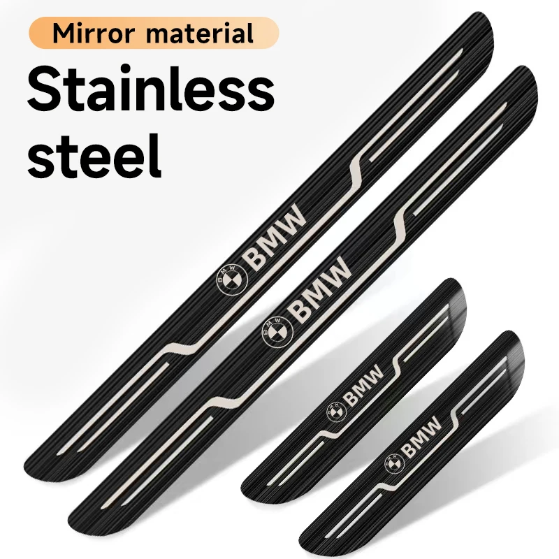 Car Door Sill Scuff Plate Anti-Scratch Seal Tang Protection For BMW M M3 M5 X1 X3 X5 X6 E90 E91 E92 E93 M3 E60