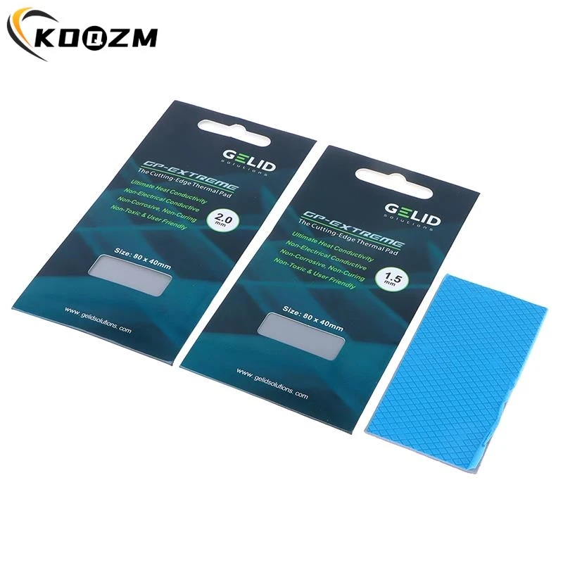 GP-Ultimate 실리콘 그리스 패드, 열 분산 실리콘 패드, CPU/GPU 그래픽 마더보드, 15W/MK, 1PC