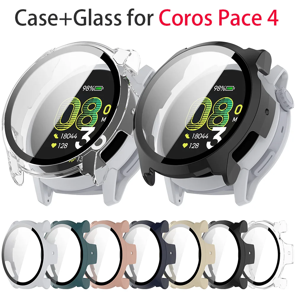 Enhanced Sport Watch Case with 9H Tempered Glass Protector