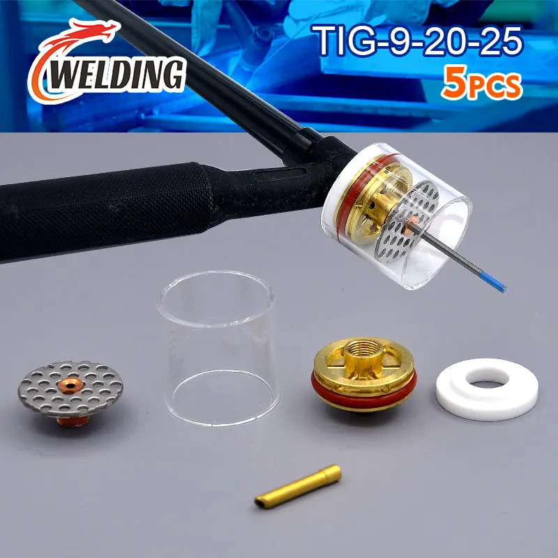 TIGWeldingKitforWP92025GasLensTIGLargeConnectorWelding