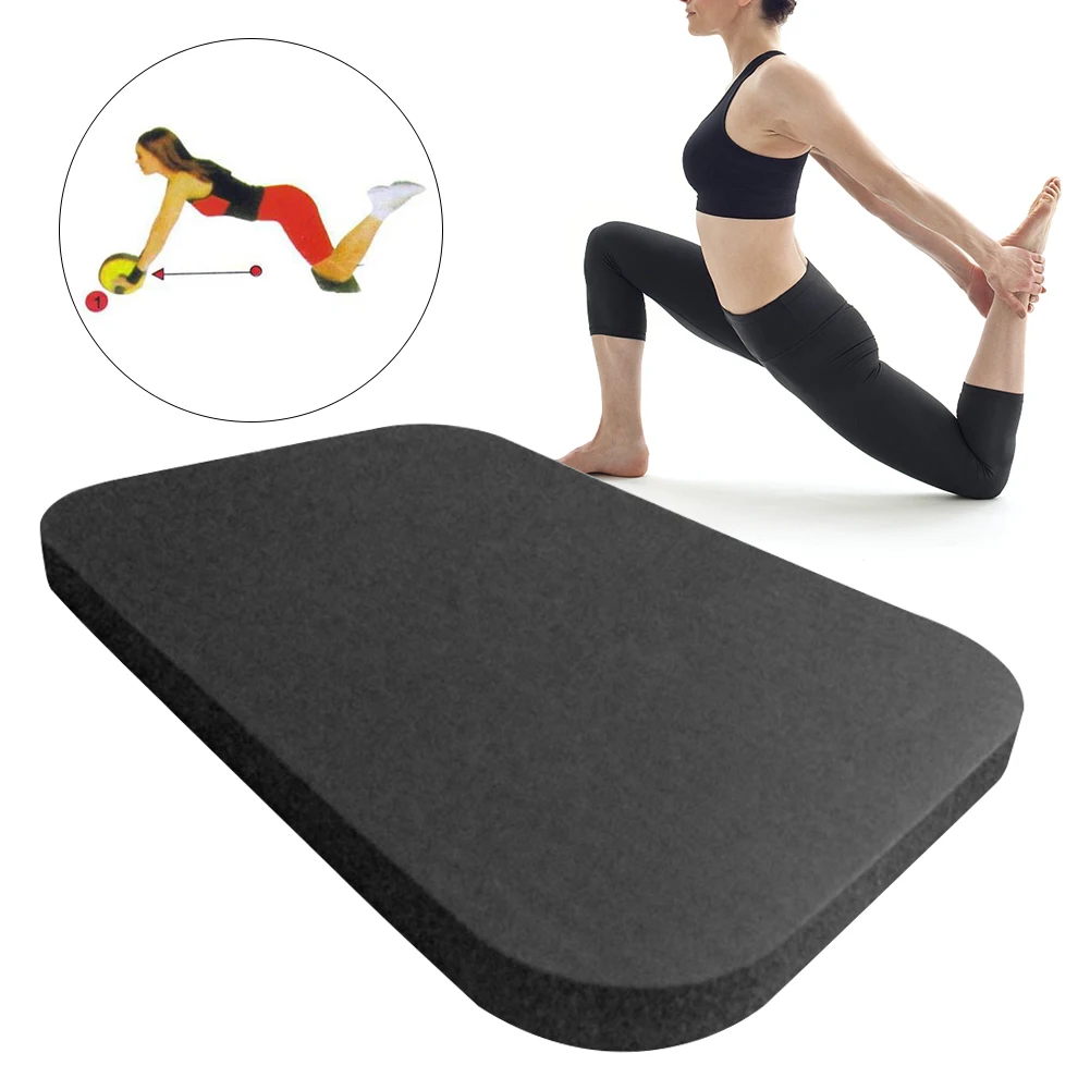Yoga Knee Pad Accessories Pilates Support Foam Cushions Extra Padding Rectangle Floor Exercise Home Gym Anti Slip Wrist Elbow yoga knee pad yoga fitness equipment