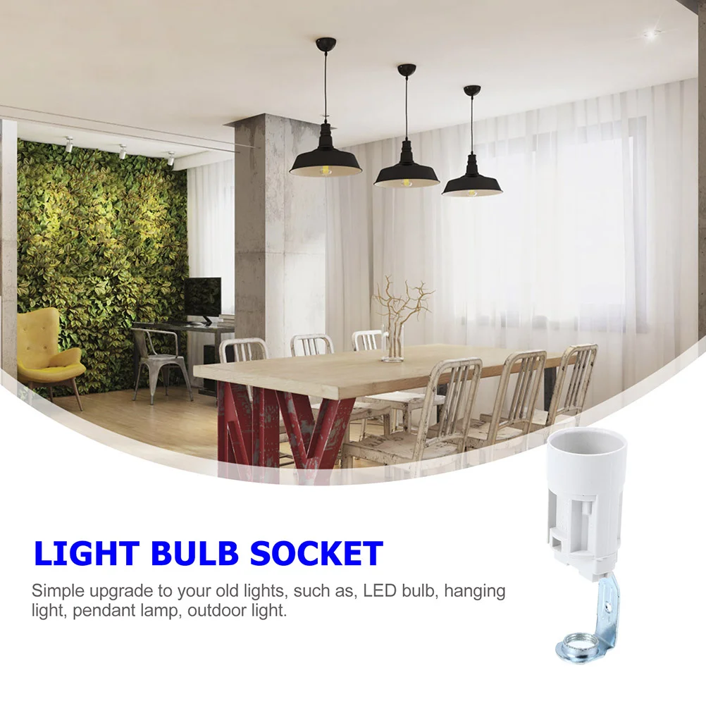 Lamp Holder Lamp Bulb Holder 6pcs Candelabra Screw Socket E14 Socket Lamp Parts Candelabra Bulb Adapter Sockets