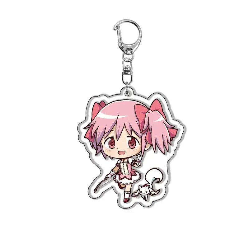 ☻かんまぼ☻　キャラクターグッズ Anime Puella Magi Madoka Magica Keychain Kaname Akemi Homura