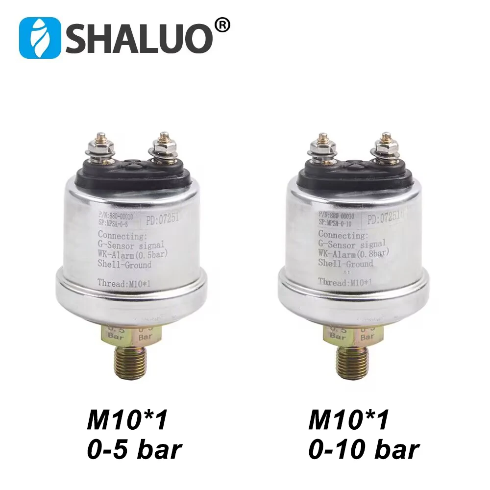 0-5bar 0-10bar 0 to 10 Bar M10*1 VDO Oil Pressure Sensor Switch Match With VDO Oil Pressure Gauge Diesel Generator Accessories