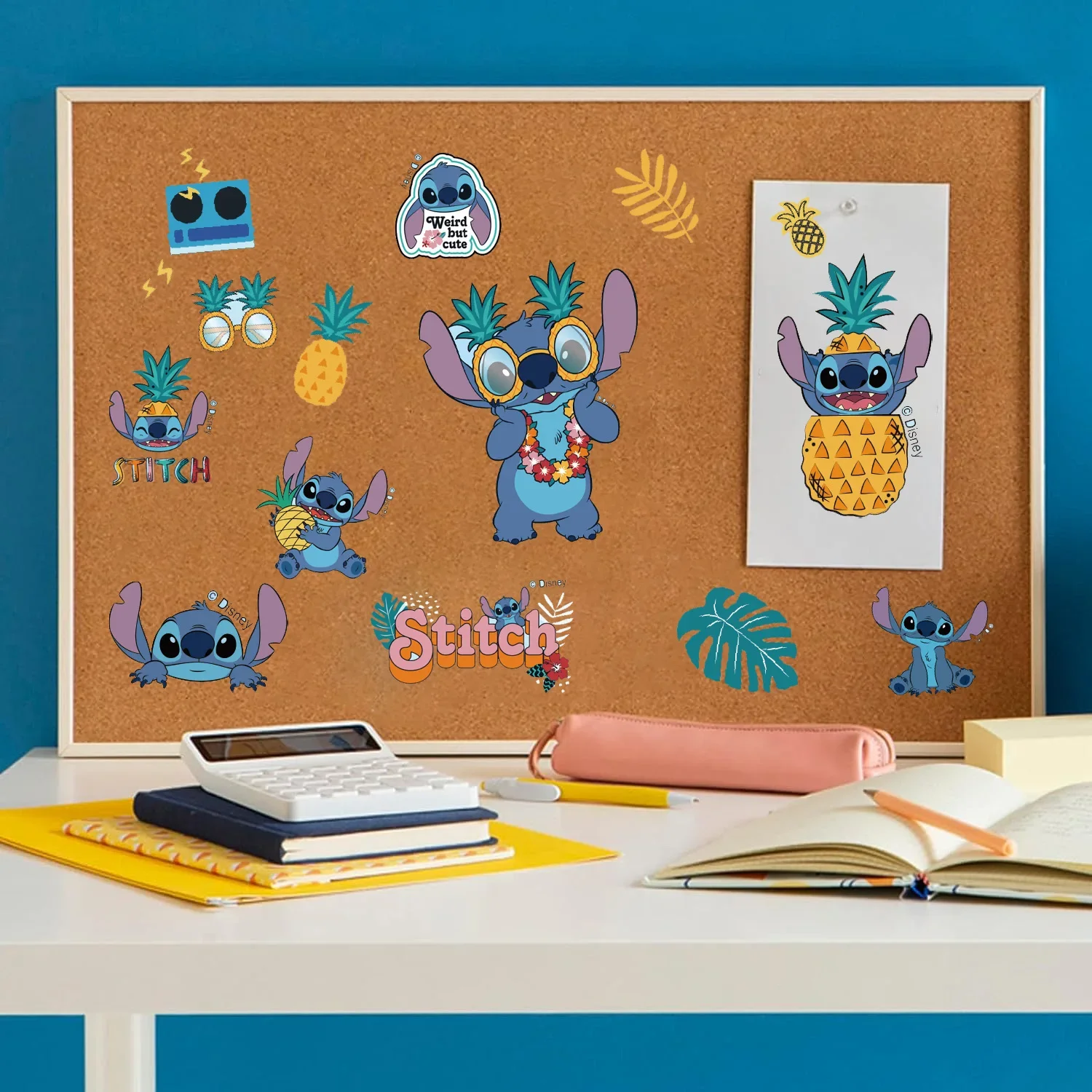 8/16/32Sheets Disney Cartoon Stitch Make A Face Puzzle Stickers Kids Make Your Own DIY Game Children Jigsaw Education Stickers 3
