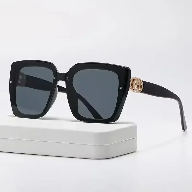 

Vintage Oversized Square Sunglasses Women for Men Classic Big Frame Trending Sun Glasses UV400 Luxury Brand Designer Eyeglasses