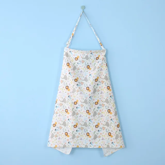 Copertura Per Allattamento In Cotone - Grembiule Traspirante E Regolabile Per Mamme In Viaggio - Foto 5