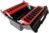 Tool Box Organizer with Adjustable Compartment, Portable Toolbox with Handle, Perfect for Home and Office, Tool Storage, 18.5" 2