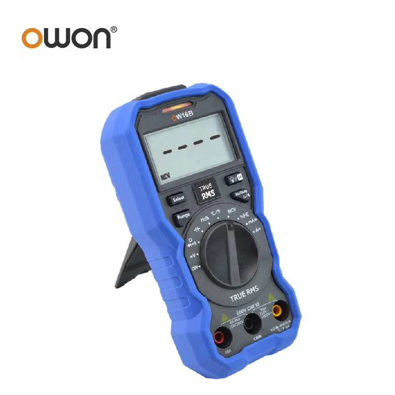 OWON OW16B/A Multifunctional Digital Multimeter with Bluetooth and NCV True RMS test Backlit Voltage Test Table, Easy to Install