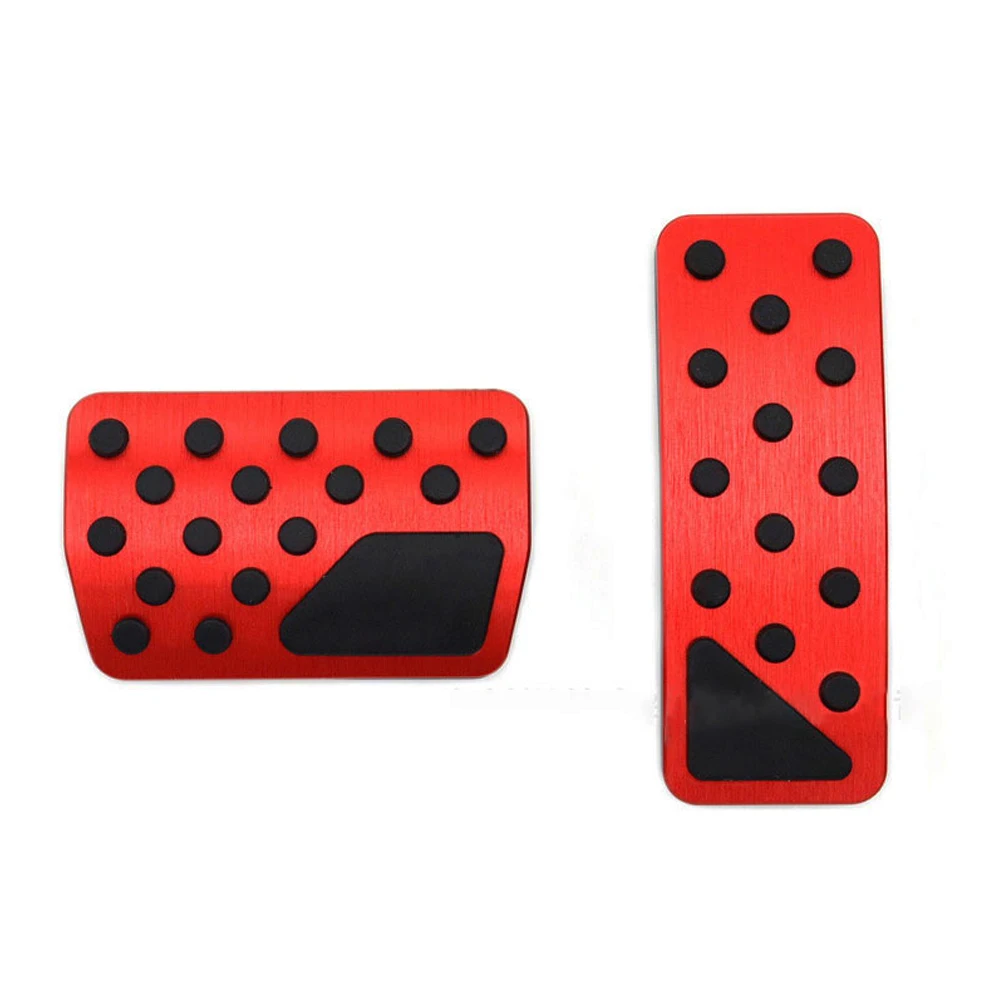 Car Pedal Gas Brake Pedals Cover Gas Brake Pedals Pads Aluminum Alloy For Jeep Grand Cherokee For Dodge Durango 2011-
