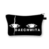 Korean Style AGUST D Cosmetic Case Kpop D2 Daechwita Women Makeup Bag Suga Toiletries Bags Min Yoongi Hip Hop Cosmetic Bags 3