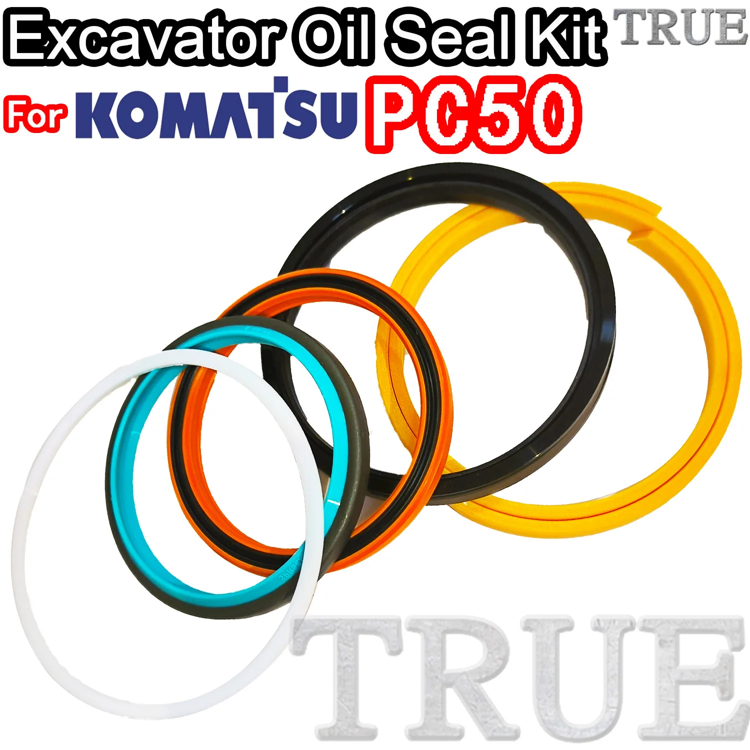 

For KOMATSU PC50 Excavator Oil Seals Kit Repair ARM Bucket Hydraulic Pump Digger Clamshell Shovel Adjust Swing Gear Gasket NBR