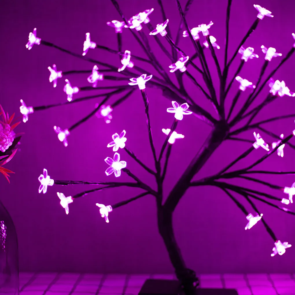 

Sakura Tree Lamp Lighting Decors Flower Shaped Lamps LED Night Light
