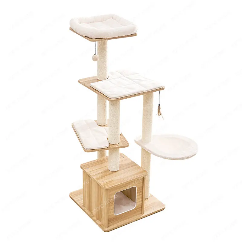 

Large Cat Climbing Rack Nest Tree Integrated Climbing Lying pet Supplies