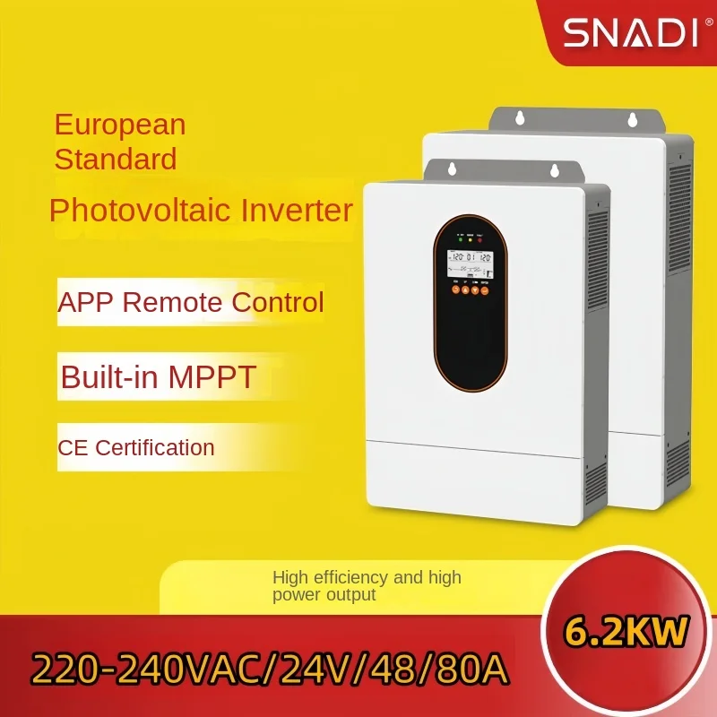 병렬 작동이 가능한 6.2Kw 태양광 발전 인버터 48V/240V 유럽 표준 오프 그..