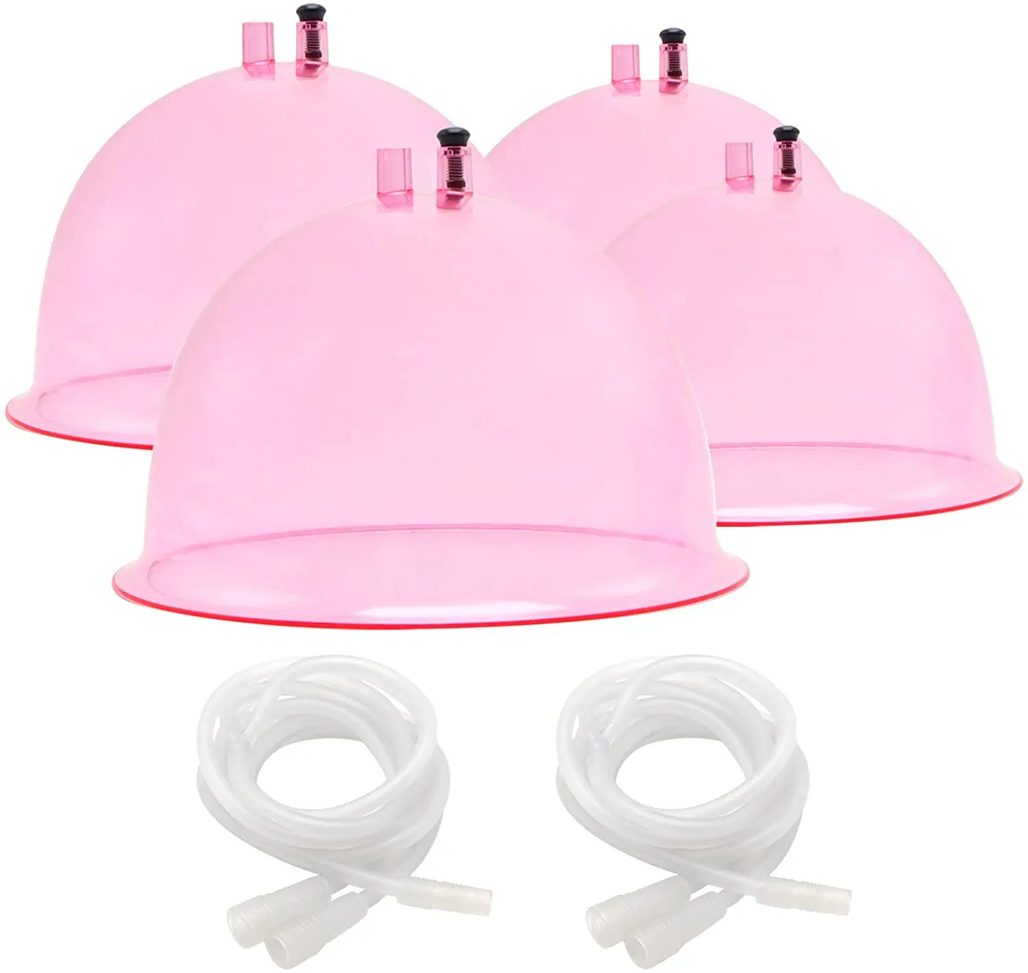 

1 Pair Buttocks Vacuum Cups With Y-Hose 25.6cm Big Size Breast Enlargement Cupping Hip Lifting Pump Cupping Replacement