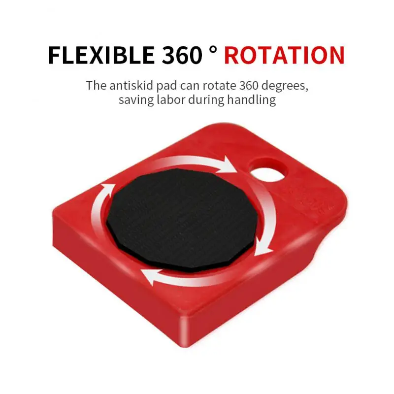1/2set Furniture Mover for Home Shop Lifting Pulley Blocks Furniture Remover Lifter Sliders Hand Lifting Moving Transport Tool