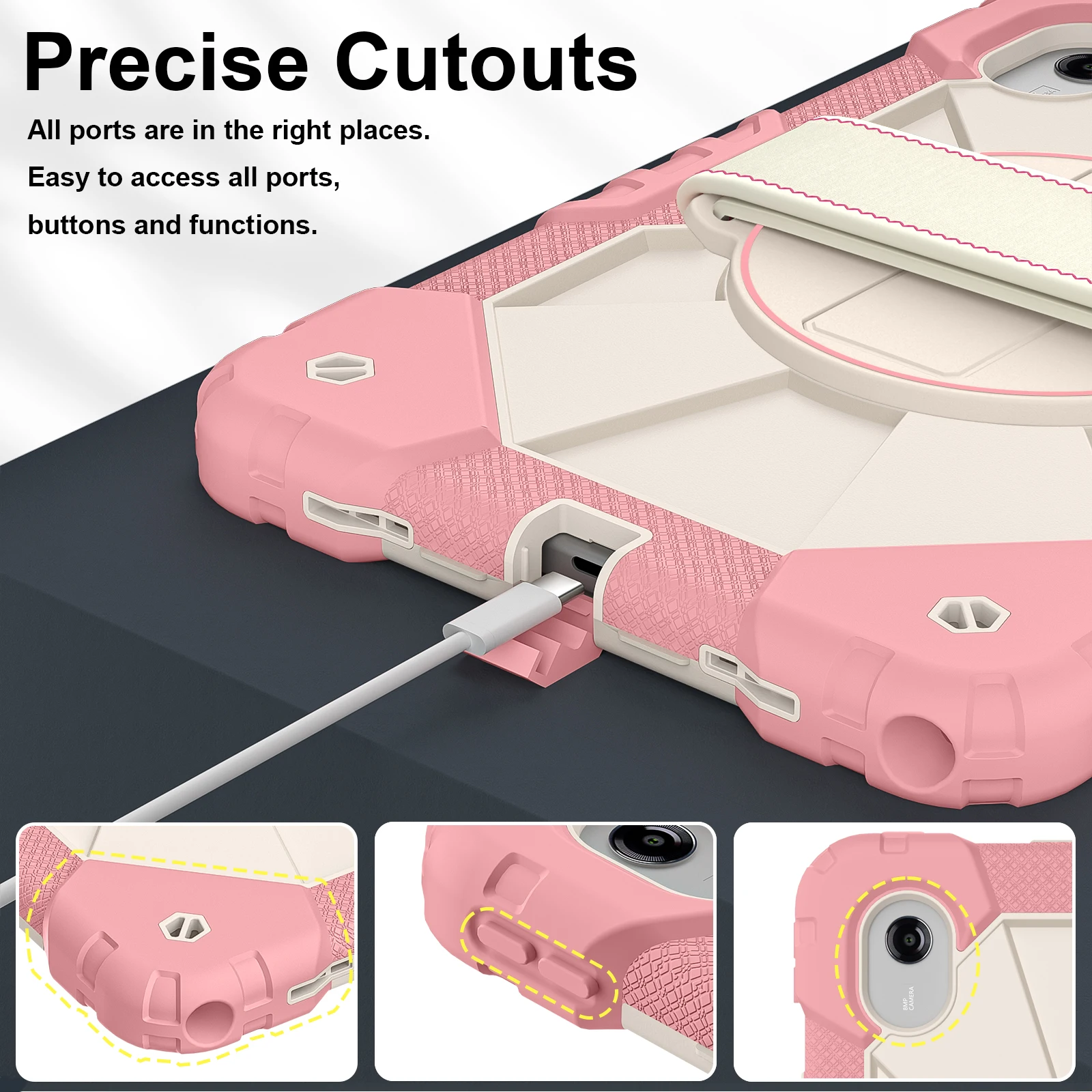 Rugged Rotating Case For Lenovo Tab M11 And Xiaoxin Pad 2024_voghion.com