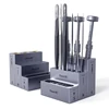 QIANLI iCube Modular Storage Box Aluminum Alloy Phone Repair Tweezers Screwdriver Screw Parts Collection Organizer Storage Rack 6