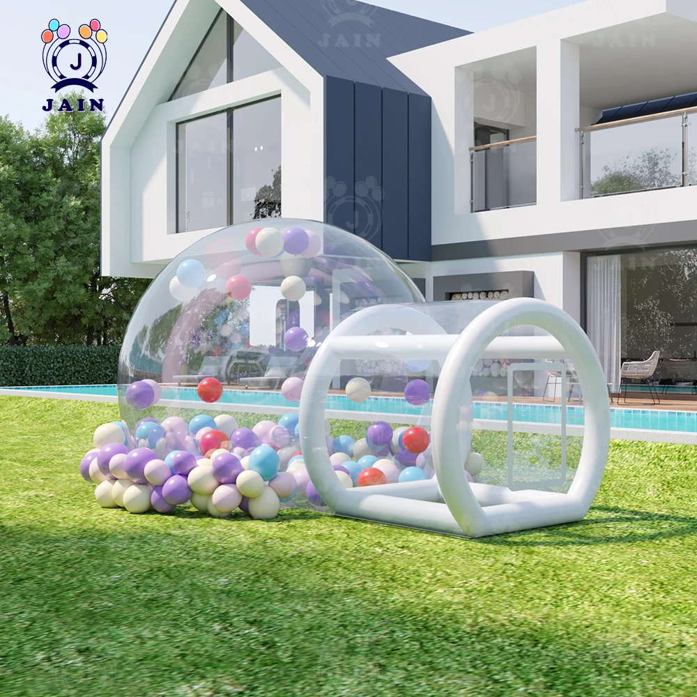Inflatable bubble tent house blower for kids transparent dome tent for indoor outdoor party celebrations events 10ft