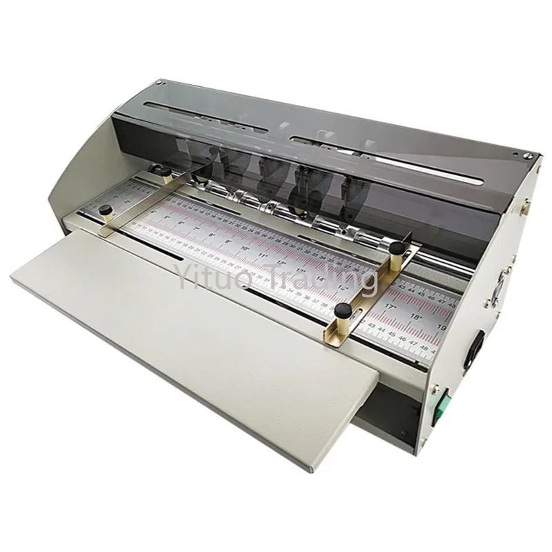 

H500 Business Card Folding Machine Creasing Machine Electric Dotted Dot Line Rice Noodle Turn Book Book Spine West Line Cover