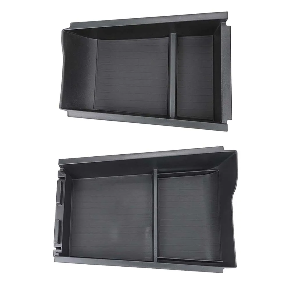 

2pcs Black High Quality ABS Material Interior Armrest Console Central Storage Box For Hyundai IONIQ 6 Car Accessories