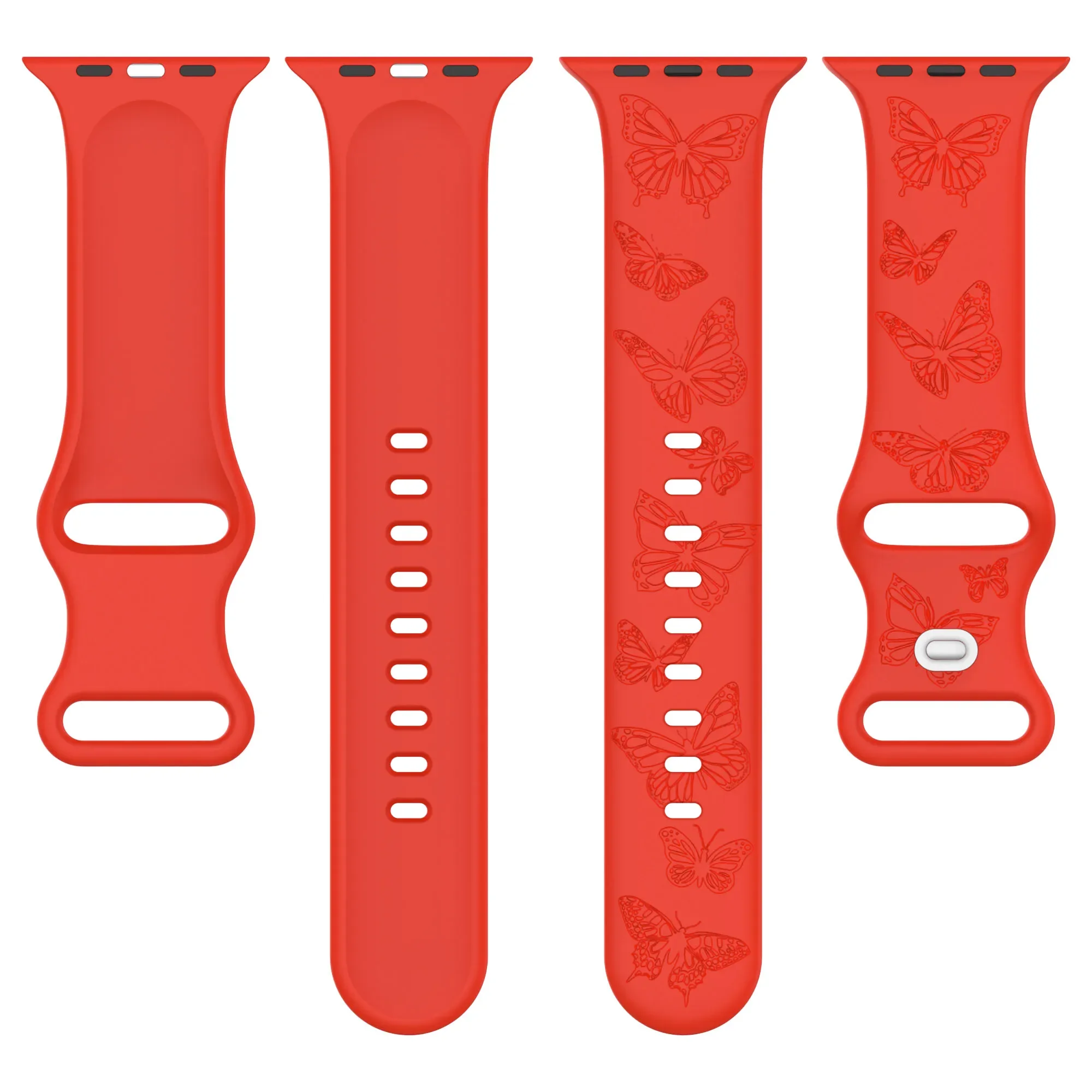 Engraved Pattern Silicone Strap